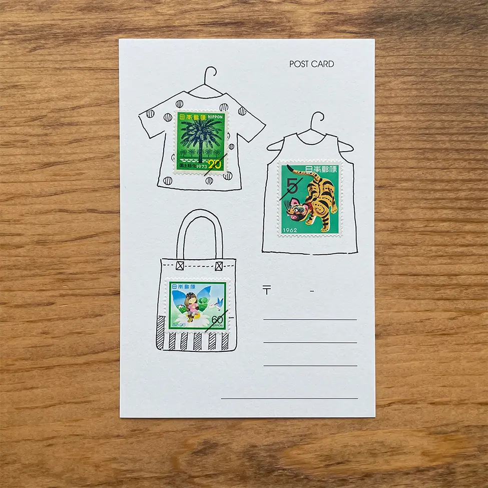 洋服ポストカード