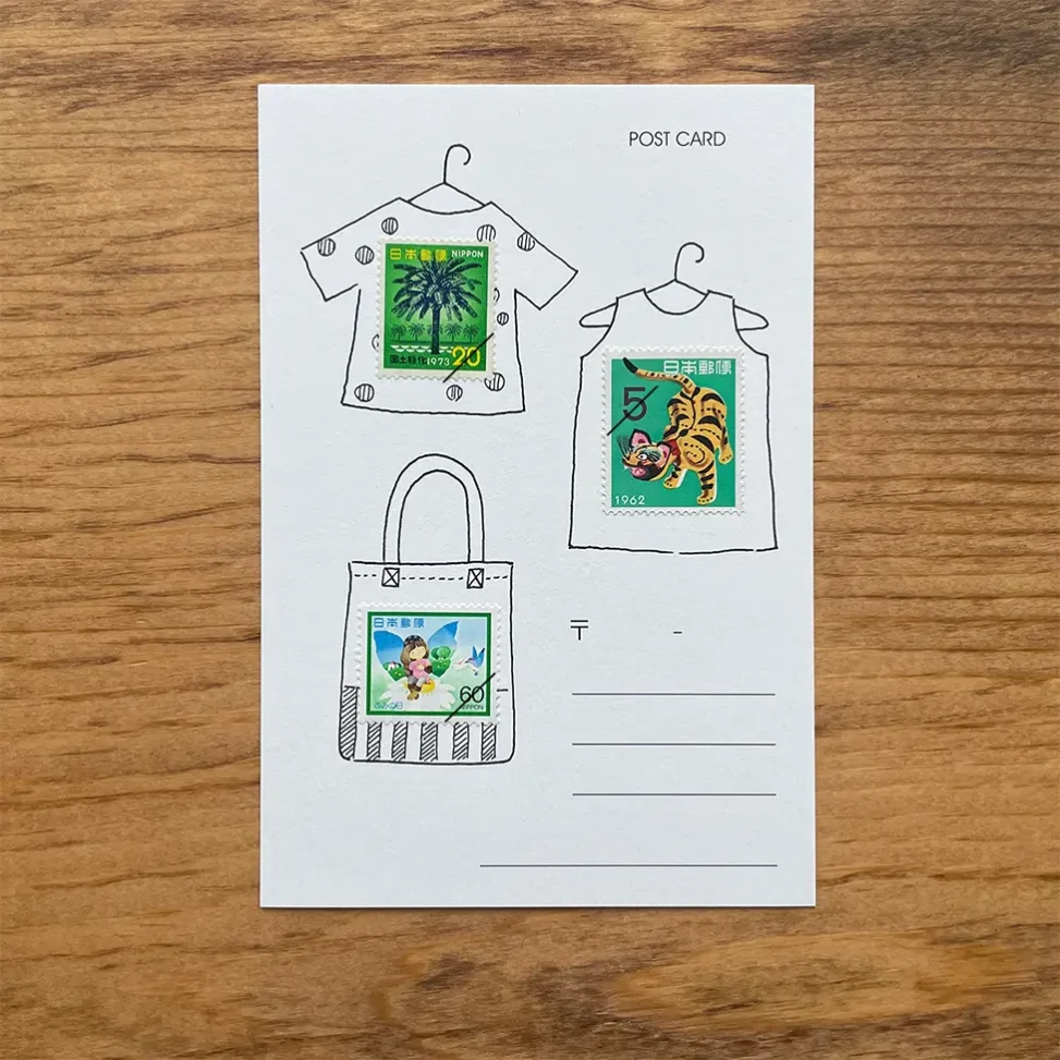 洋服ポストカード